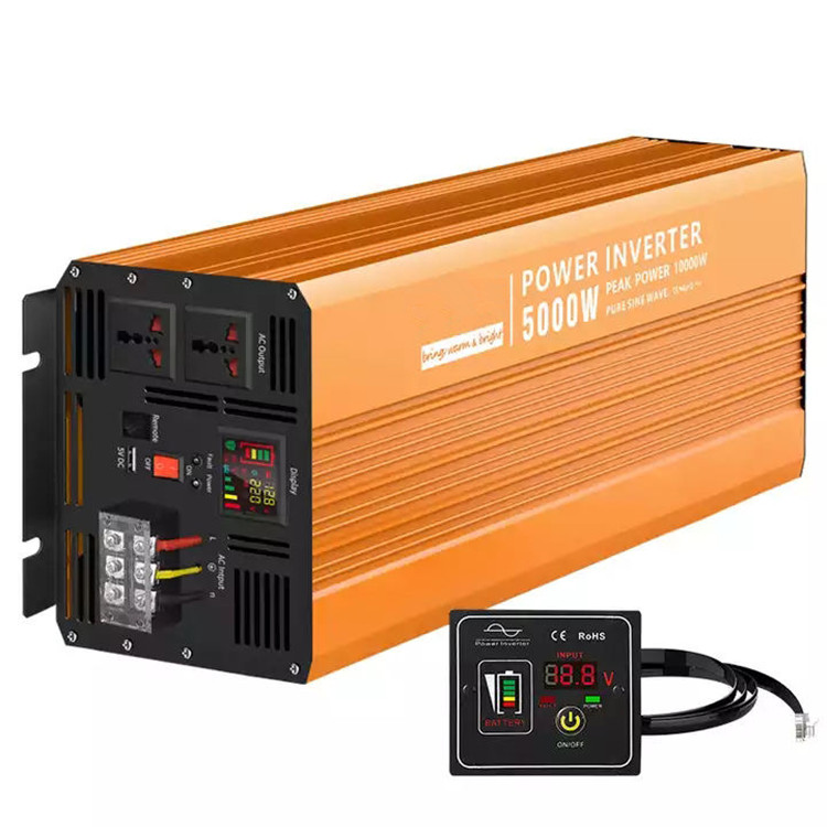 Pure Sine Wave Inverter 5000W 48V 220V - Convertisseur solaire à onde sinusoïdale pure