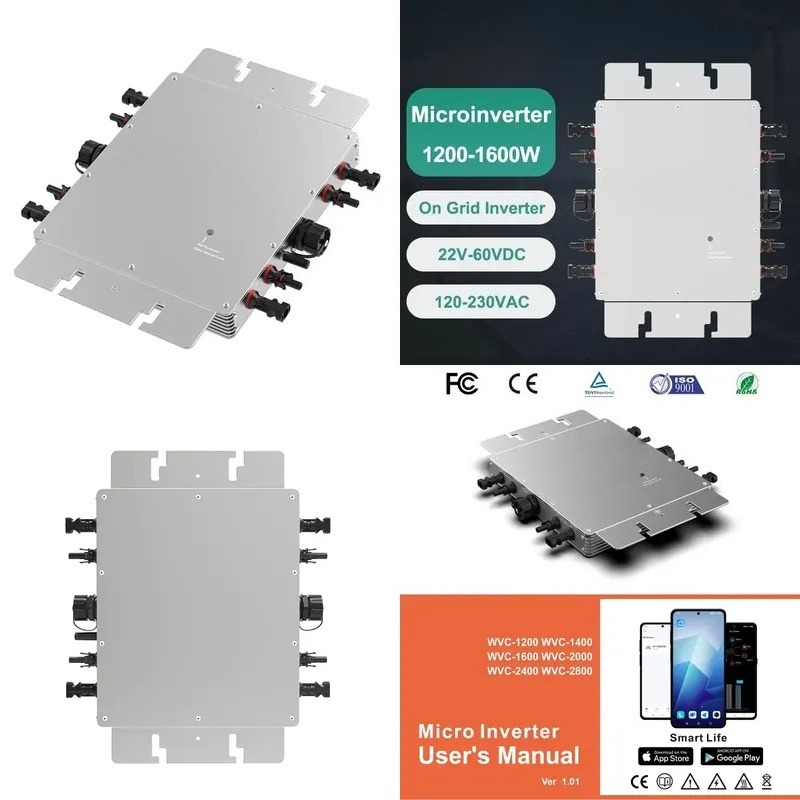 Micro-onduleur intelligent ave - Micro Inverter 1400W Solar Grid Tie avis et prix