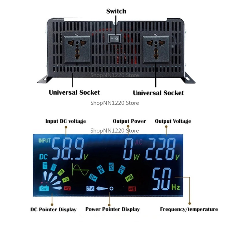 Onduleur à onde sinusoïdale Pu - Off Grid Solar Inverter 48V 6000W avis et prix