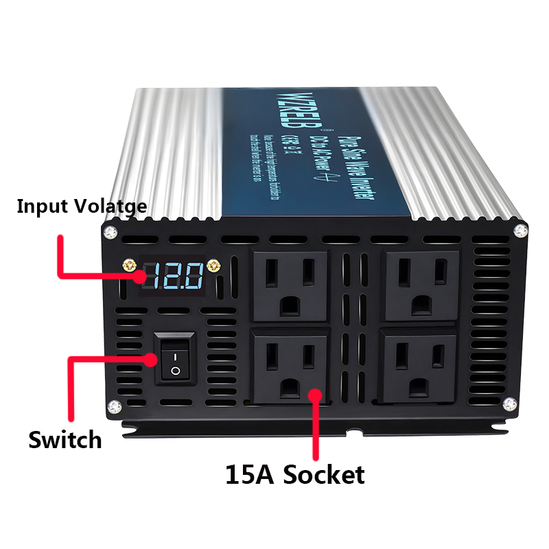 Onduleur à onde sinusoïdale Pu - Inverter Pure Sine Wave 60Hz 120V 3000W avis et prix