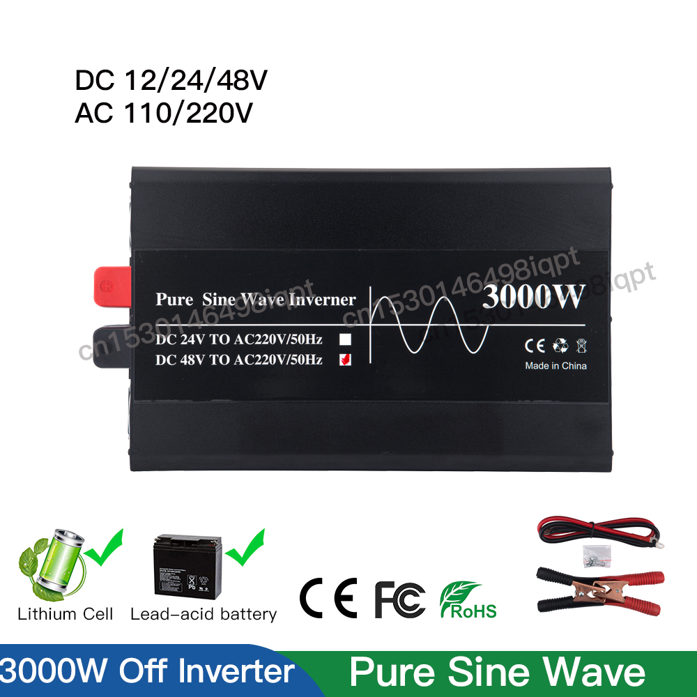 Onduleur 3000W 12V 24V 48V hor - Lifepo4 Solar Inverter 24V 3000W avis et prix