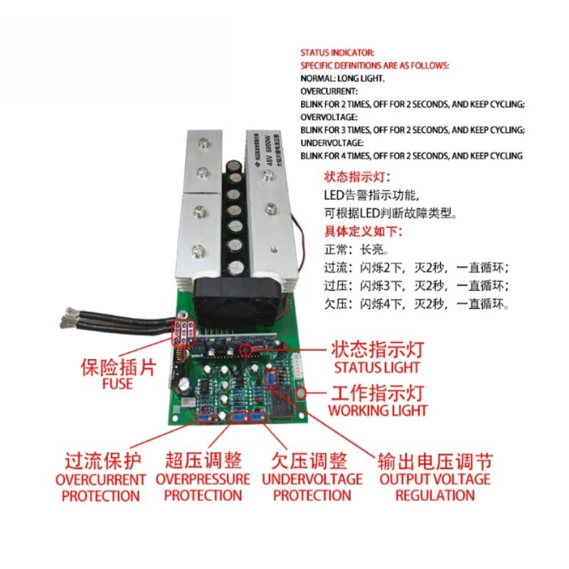 Carte mère d'onduleur à onde s - Pure Sine Wave Inverter Board 24V 48V avis et prix