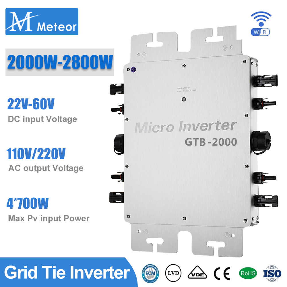 Micro-onduleur 2000W 2400W 280 - Grid Tie Inverter Limiter 2000W avis et prix