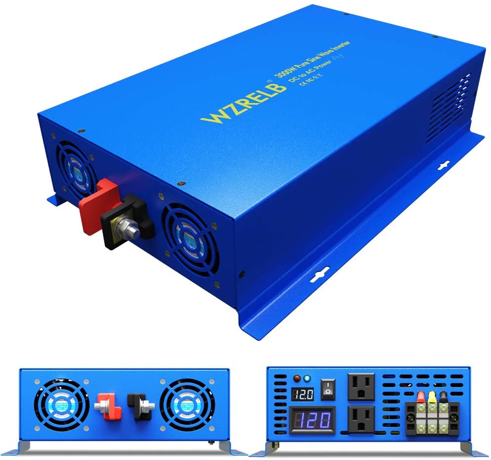 Onduleur de puissance à onde s - Inverter Pure Sine Wave 60Hz 120V 3000W avis et prix