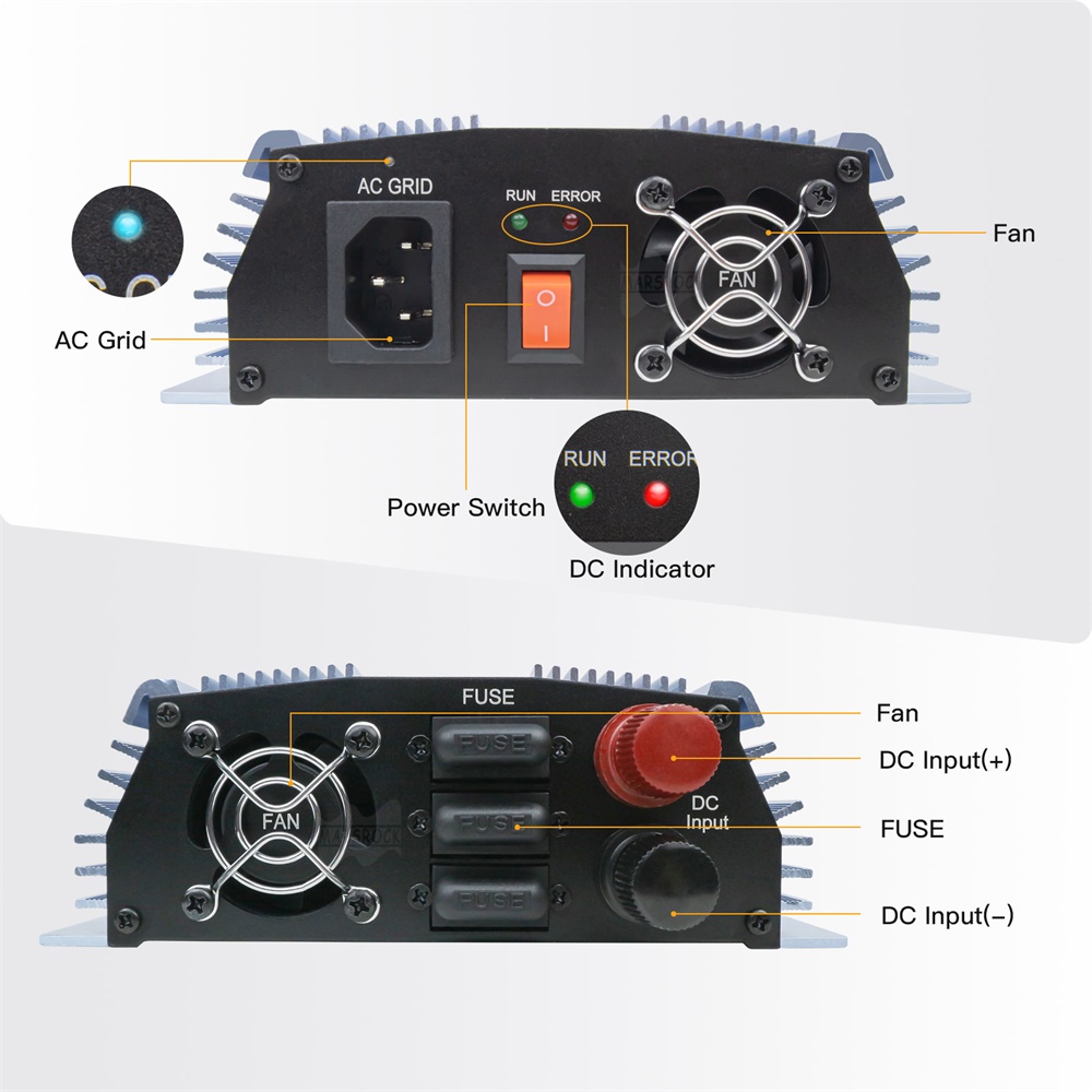 Onduleur solaire MPPT à onde s - Micro Inverter 1400W Solar Grid Tie avis et prix